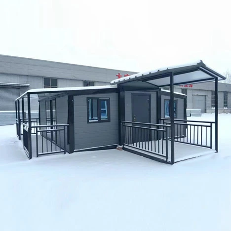 Casa de contenidors ampliable